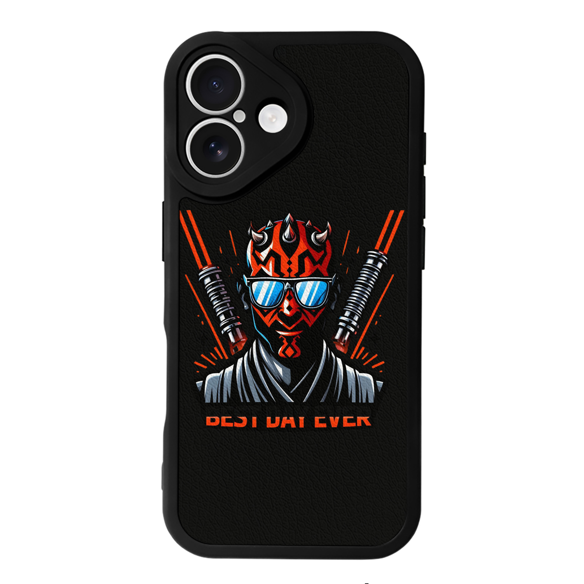 （画像用） スター・ウォーズ Star Wars 【iPhone 16シリーズ対応】シリコンスマホケース（レザー調） 材質：シリコン